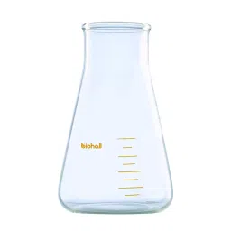 Biohall 2000 ml Wide Mouth Conical Flask with Graduation, BLS.1202.07 (Pack of 2)-45