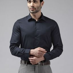 Blackberrys Textured Cotton Slim Fit Formal Shirt-image-37