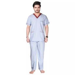 SARAF Light Blue Doctor Special Suit Size:- L, 7203-2
