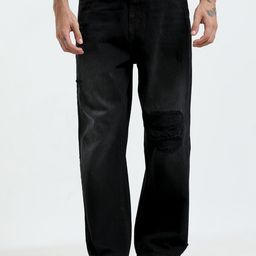Espanshe Men Mara Loose Fit Distressed Jeans-image-3