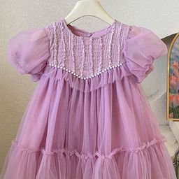 LULU & SKY Puff Sleeve A-Line Dress-image-63