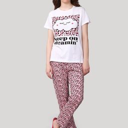 evolove Women Printed Pure Cotton Night suit-image-33