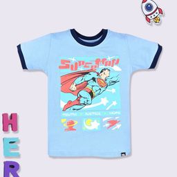 YK X Minute Mirth Boys Superman Printed T-shirt-image-16