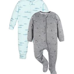 TuddyBuddy Unisex Kids Pack of 2 Printed Sleepsuit-image-16