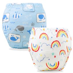 Bembika Babies Cotton Potty Training Pants, Printed Design Pack 2 Medium Size - Multicolor-picture-29