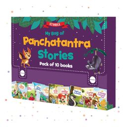 Panchtantra-Amazing Story Bag - 10 Book Set for Kids Children-image-23