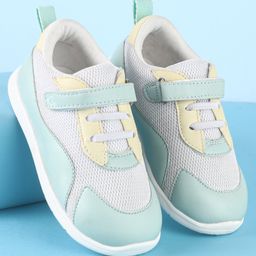 Babyoye Velcro Closure Casual Shoes - Green-image-41