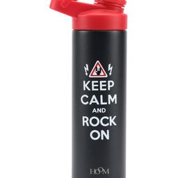 HOOM 304 Stainless Steel Sipper Bottle 650ml -Black-image-25