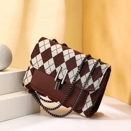 Diva Dale Printed PU Oversized Shopper Sling Bag with Tasselled-75