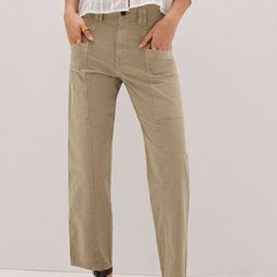 MANGO Women Pure Cotton Cargo Trousers-image-66