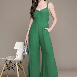 Label Ritu Kumar Sweetheart Neck Culotte Jumpsuit-picture-33