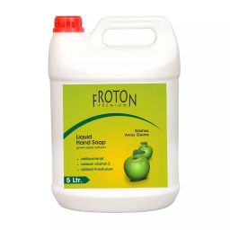 Froton 5 L Green Apple Exracts Liquid Hand Wash Soap-image-6
