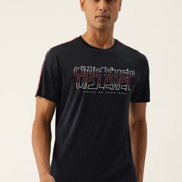 Parx Typography Printed Anti-Odour Active wear T-shirt-image-23