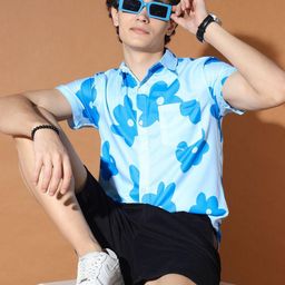 TANDUL Men Smart Fit Floral Printed Spread Collar Casual Shirt-image-87