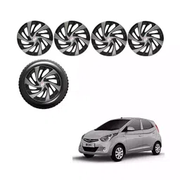 Auto Pearl Premium 33.02 cm (13 Inch) | Set of 4 Pcs Press Type Hubcap Wheel Cover Replacements for Eon D Lite-picture-14