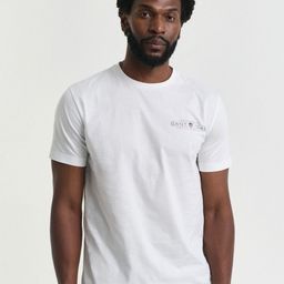 GANT Men Typography Printed Round Neck Cotton T-shirt-image-77