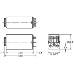 Omron Solid State Timer IP40 4c Timed Contacts About 50 g, H3YN-41 DC24 image 2