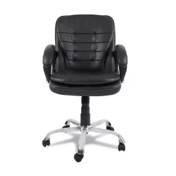 ZAARA Furniture Agita Medium Back Office Executive Chair (Black)-image-76