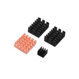 Raspberry Pi 5 Copper Aluminum Heat Sink Passive Cooling Heatsinks with Self-Adhesive Radiator for Raspberry Pi 5 4GB, 8GB - RS5764Raspberry Pi 5 Copper Aluminum Heat Sink Passive Cooling Heatsinks with Self-Adhesive Radiator for Raspberry Pi 5 4GB, 8GB - RS5764-1