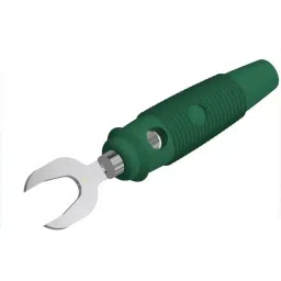 HIRSCHMANN TEST AND MEASUREMENT Fork Terminal KB 3 Insulated Terminal, 930585104-picture-1