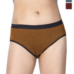 CHIC Women Pack Of 3 Cotton Hipster-image-15