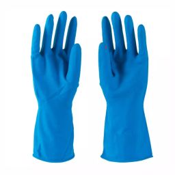SSWW Natural Rubber Reusable Hand Gloves, Blue Free Size, SSWW408 (Pack of 100 Pair)-image-79