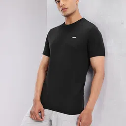 HRX by Hrithik Roshan Solid Regular Fit T-shirt-image-36