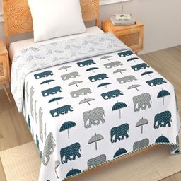 Myntra Elegant Homes Multi 180 GSM Ethnic Motifs Cotton AC Room Single Bed Dohar-picture-44