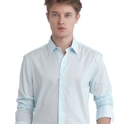 RARE RABBIT Men Comfort FitSpread Collar Solid Cotton Formal Shirt-image-41