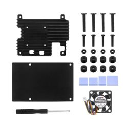 Raspberry Pi 5 Aluminum Case With PWN Fan Raspberry Pi 5 Metal Cover Case Aluminum Alloy Heatsink Active Passive Cooling - RS5768Raspberry Pi 5 Aluminum Case With PWN Fan Raspberry Pi 5 Metal Cover Case Aluminum Alloy Heatsink Active Passive Cooling - RS5768 image 5