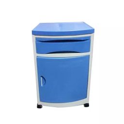 A ONE HOSPICARE Matte ABS Plastic Bed Side Locker with 2 inch Wheels, AOH - 190 (B)-40