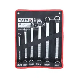 Yato Yt-48651 Bi-Hexagonal Ring Spanner Set Tool Set Carbon Steel Spanner-17
