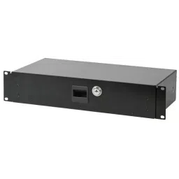 MULTICOMP PRO Cabinet Rack Drawers 2U Black Rack Drawer with Lock - Shallow, 555-15445.-image-9