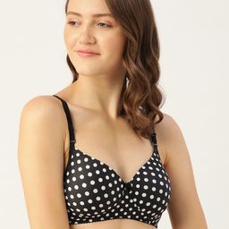 Lady Lyka Black & White T-shirt Bra-Lightly Padded NESTLE-BLK2-picture-51