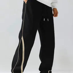 Maniac Men Baggy-Fit Mid-Rise Cotton Track Pant-image-67