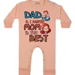 Arvesa Daddy & I Agree Mommy Is Best Printed Bodysuit-image-26