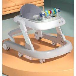 StarAndDaisyTiny Steps Baby Walker 2-in-1 Infant & Baby Activity Walker - Seated or Walk-Behind, Age- 6 months and above- Grey-19