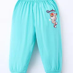 Tango Single Jersey Knit Full Length Lounge Pant with Baseball Print - Blue-picture-47