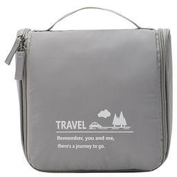 Bunie Travel Toiletry Organizer Bag with Hanging Hook  Grey-image-43