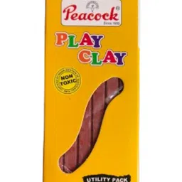 Peacock Single Color Clay Bar, Brown, 150 g (Packof 6) | Clay Toy For Kids | Non-Toxic | Clay Set For Kids | Modelling Clay For Kids | Creative Art & Crafts | Gifts For Kids |-picture-18