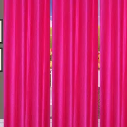 BELLA TRUE Pink 3 Pieces Long Door Curtain-image-96