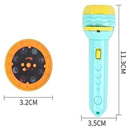 DOMENICO 6 Slides With 48 Patterns Projector Torch Slide Flashlight Projection Torch for Kids Slide Toys Education Learning Night Light image 3
