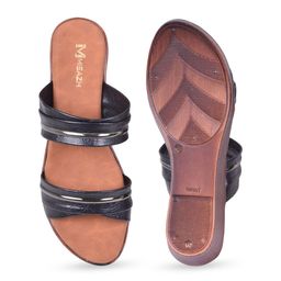 M MISAZH Open Toe Wedge Heels image 2