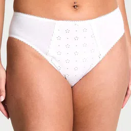 Victoria's Secret Stretch Cotton Eyelet High-Rise High-Leg Basic Brief 1126563395D1-image-85