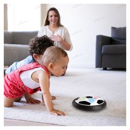 kiddybuddy Vijaya Impex Battery Operated Indoor Air Hover with Colourful LED Flashing Light Football Toy Game ( Colour May Vary) image 4