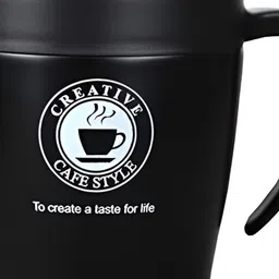 We3 Black & White Printed Stainless Steel Matte Mugs Set of Cups and Mugs-47