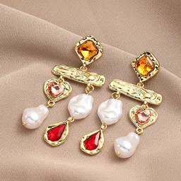 StyleCast x Revolte Classic Drop Earrings-5