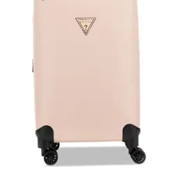 GUESS Women Textured Hard Sided Trolly Suitcase-23
