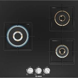 bosch Built-in Gas Hob Black Tempered Glass 3 Burner 60cm True brass(PNC6B6F10I) Glass Automatic Hob-picture-19