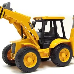 Fully-Functional Back-hole Loader with Tread Tires-image-25